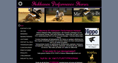 Desktop Screenshot of hokkanenhorses.com